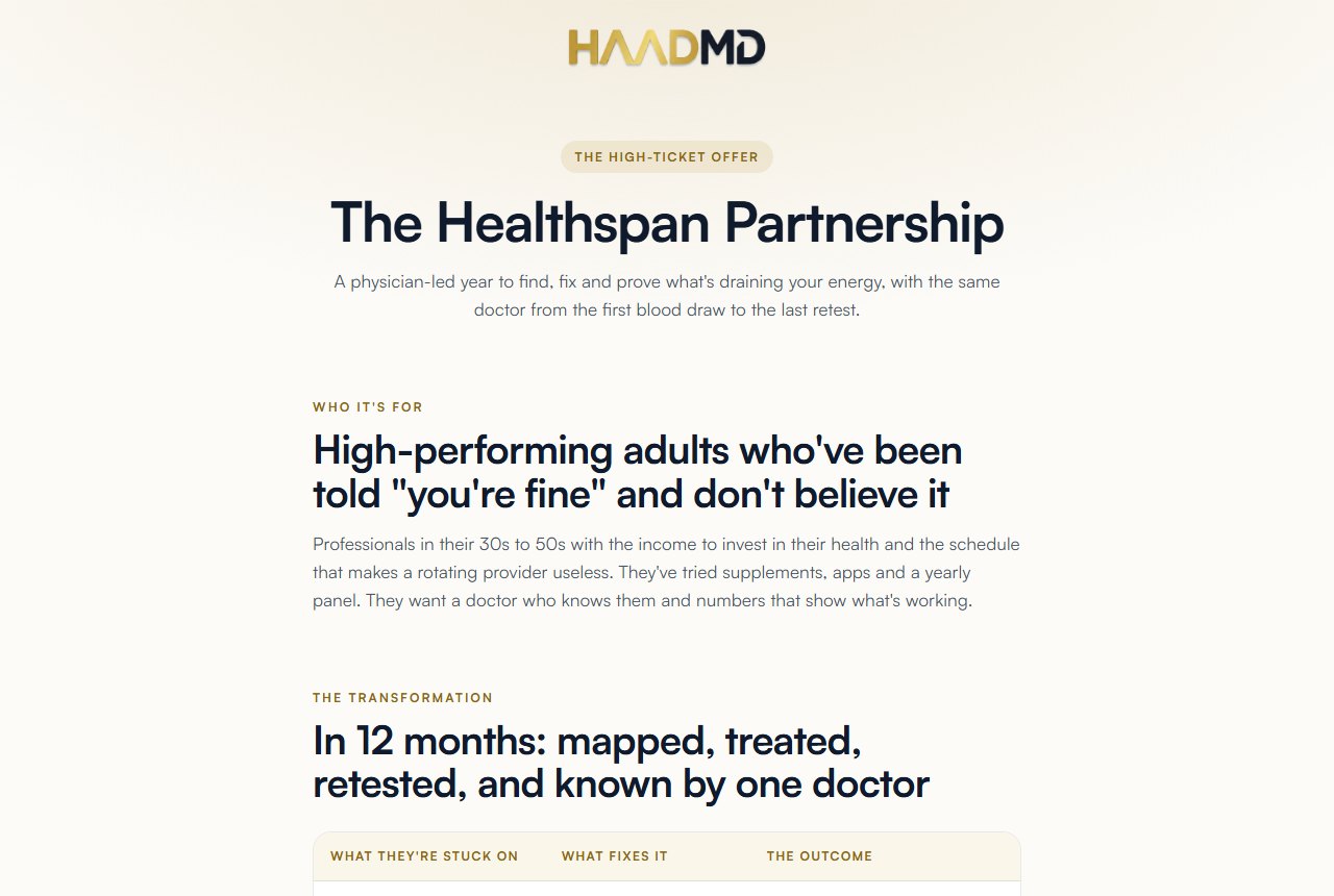 The Healthspan Partnership preview